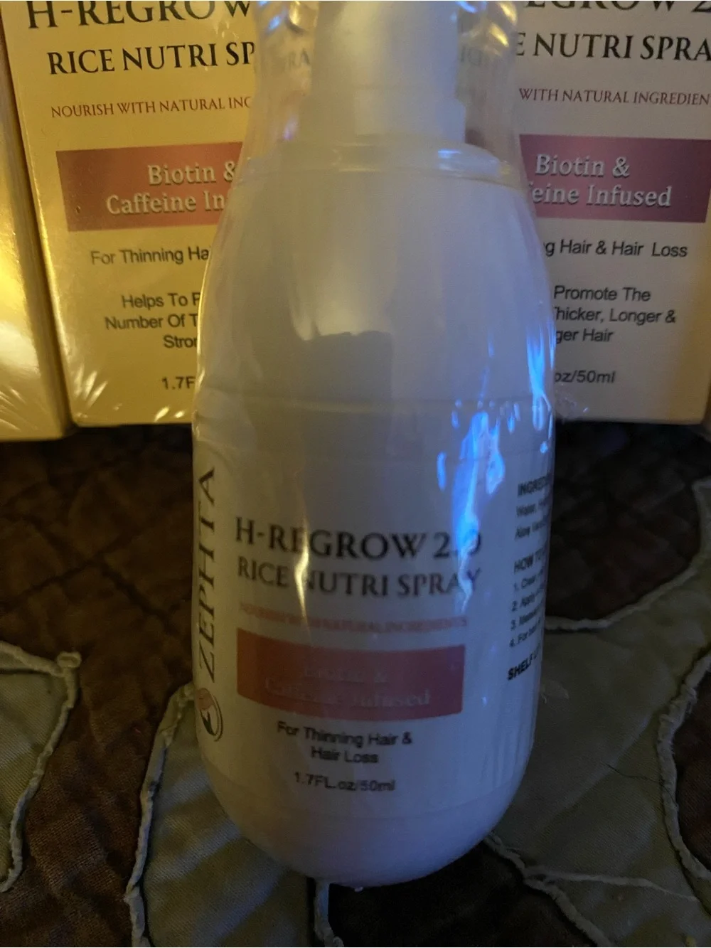 Rice Nutri Spray – White Zephta® H-Regrow 2.0 Stops Hair Loss and Promotes Growt